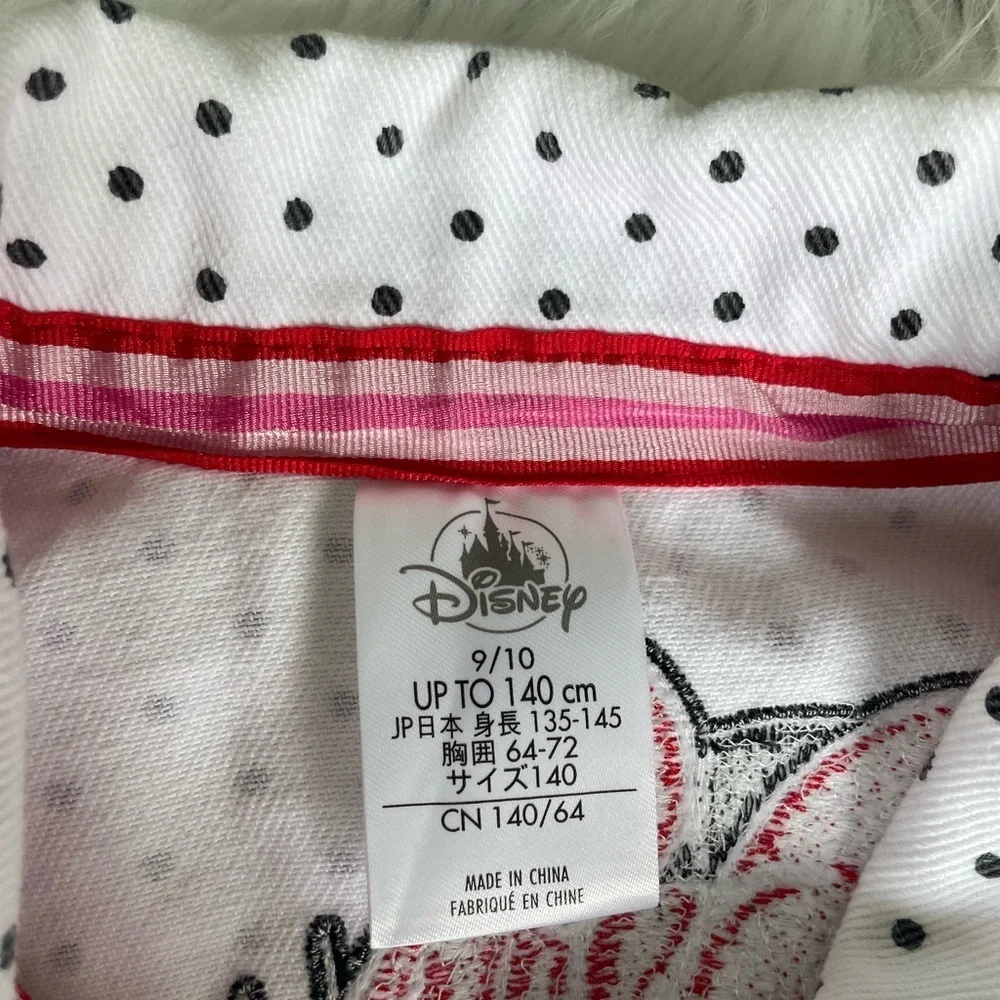 DISNEY Minnie Mouse Jean Jacket in Polka Dot - size 9/10